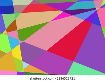 Geometric abstraction generative art background art illustration