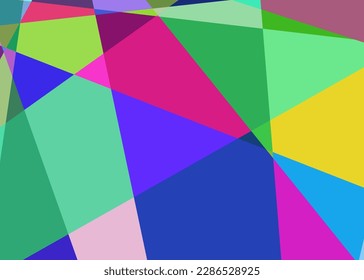 Geometric abstraction generative art background art illustration