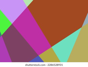 Resumen geométrico de la abstracción arte generativo ilustración de fondo