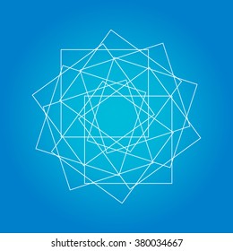 geometric abstraction, mandala