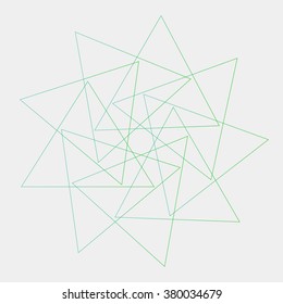 geometric abstraction, mandala