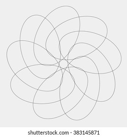 geometric abstraction, mandala