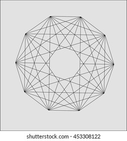 geometric abstraction, mandala