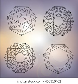 geometric abstraction, mandala
