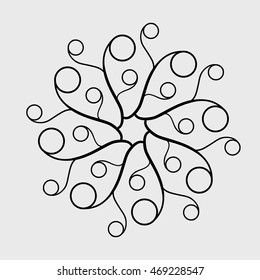 geometric abstraction, mandala