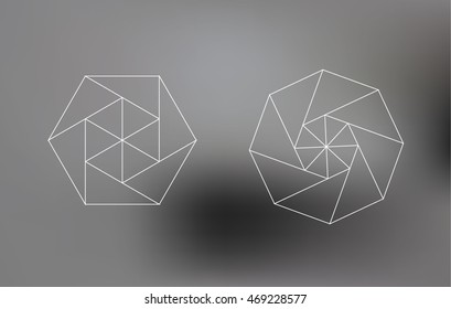 geometric abstraction, mandala
