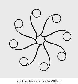 geometric abstraction, mandala