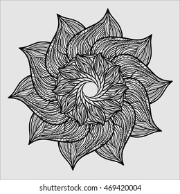 geometric abstraction, mandala