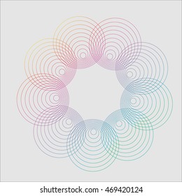 geometric abstraction, mandala