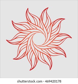 geometric abstraction, mandala
