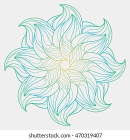 geometric abstraction, mandala