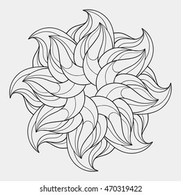 geometric abstraction, mandala