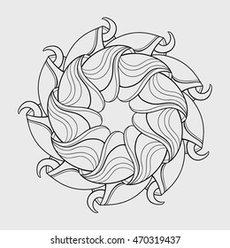 geometric abstraction, mandala