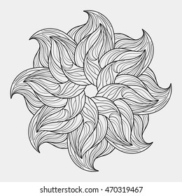 geometric abstraction, mandala