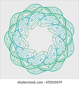 geometric abstraction, mandala