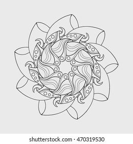 geometric abstraction, mandala