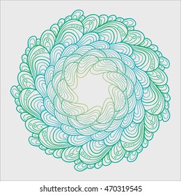 geometric abstraction, mandala