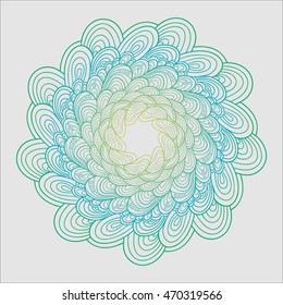 geometric abstraction, mandala