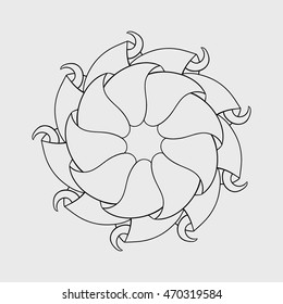 geometric abstraction, mandala