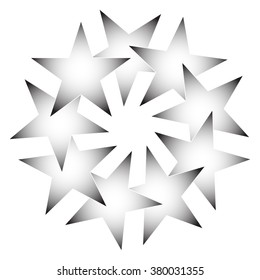 geometric abstraction, mandala, patera