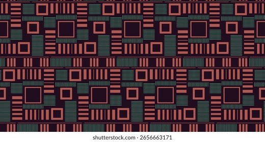 Abstracción geométrica Repitiendo cuadrados y rectángulos