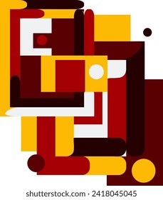 diseño de forma de abstracción geométrica. puede utilizarse para diversos fines. incluyendo banner, fondo, afiche, diseños de identidad, arte mural, moda, papel tapiz y más