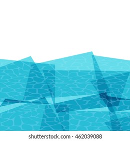 geometric abstraction, tiles, pool