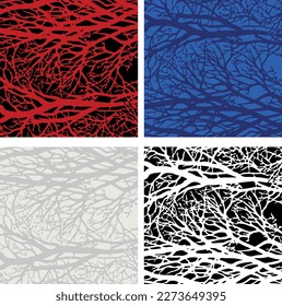 geometric abstraction twigs lines background