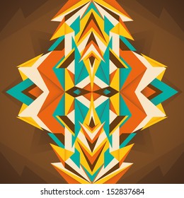Abstracción geométrica. Ilustración vectorial.