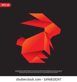 Geometric Animal logo. simple and modern icon, template design. Easy to edit and customize