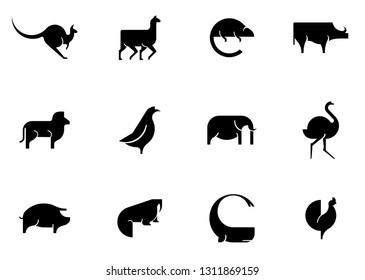 Geometric Animal Set