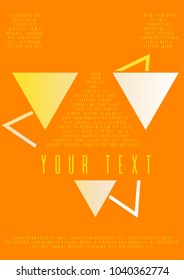 Geometric annual report corporate style.  Business card set. Can be used for poster, brochure, magazine, card, book, flyer, banner, anniversary. Trendy corporate style.