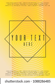 Geometric annual report design for your business. Set of sheets A4.  Can be used for poster, brochure, magazine, card, book, flyer, banner, anniversary. Trendy corporate style.