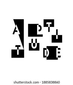 geometric aptitude slogans pattern design