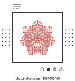 Geometric arabic pattern. Logo. Element for your design Geometric arabic pattern. Logo. Element for your design