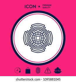 Geometric arabic pattern. Logo element for your design
