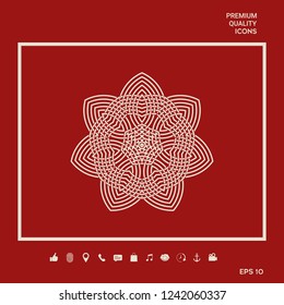 Geometric arabic pattern. Logo. Element for your design