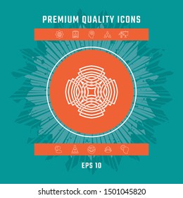 Geometric arabic pattern. Logo element for your design