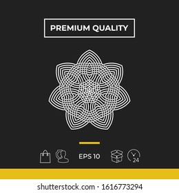 Geometric arabic pattern. Logo. Element for your design