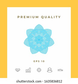 Geometric arabic pattern. Logo. Element for your design