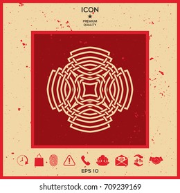 Geometric arabic pattern. Logo element for your design