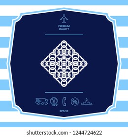 Geometric arabic pattern. Logo. Graphic elements for your design