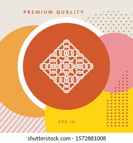 Geometric arabic pattern. Logo. Graphic elements for your design