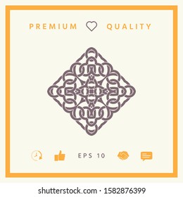 Geometric arabic pattern. Logo. Graphic elements for your design