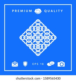 Geometric arabic pattern. Logo. Graphic elements for your design