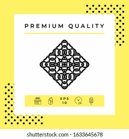 Geometric arabic pattern. Logo. Graphic elements for your design