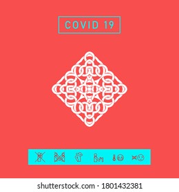 Geometric arabic pattern. Logo. Graphic elements for your design