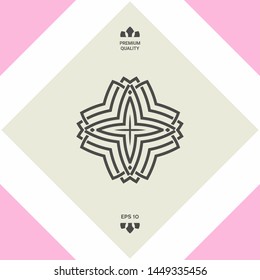 Geometric arabic pattern. Logo for your design