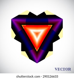 Geometric arabic pattern, vector art Illustration