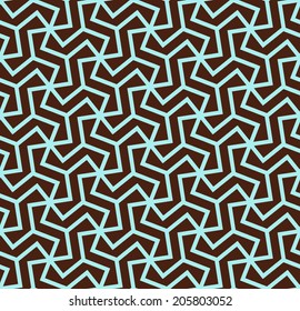 Geometric Arabic seamless pattern. Abstract background.